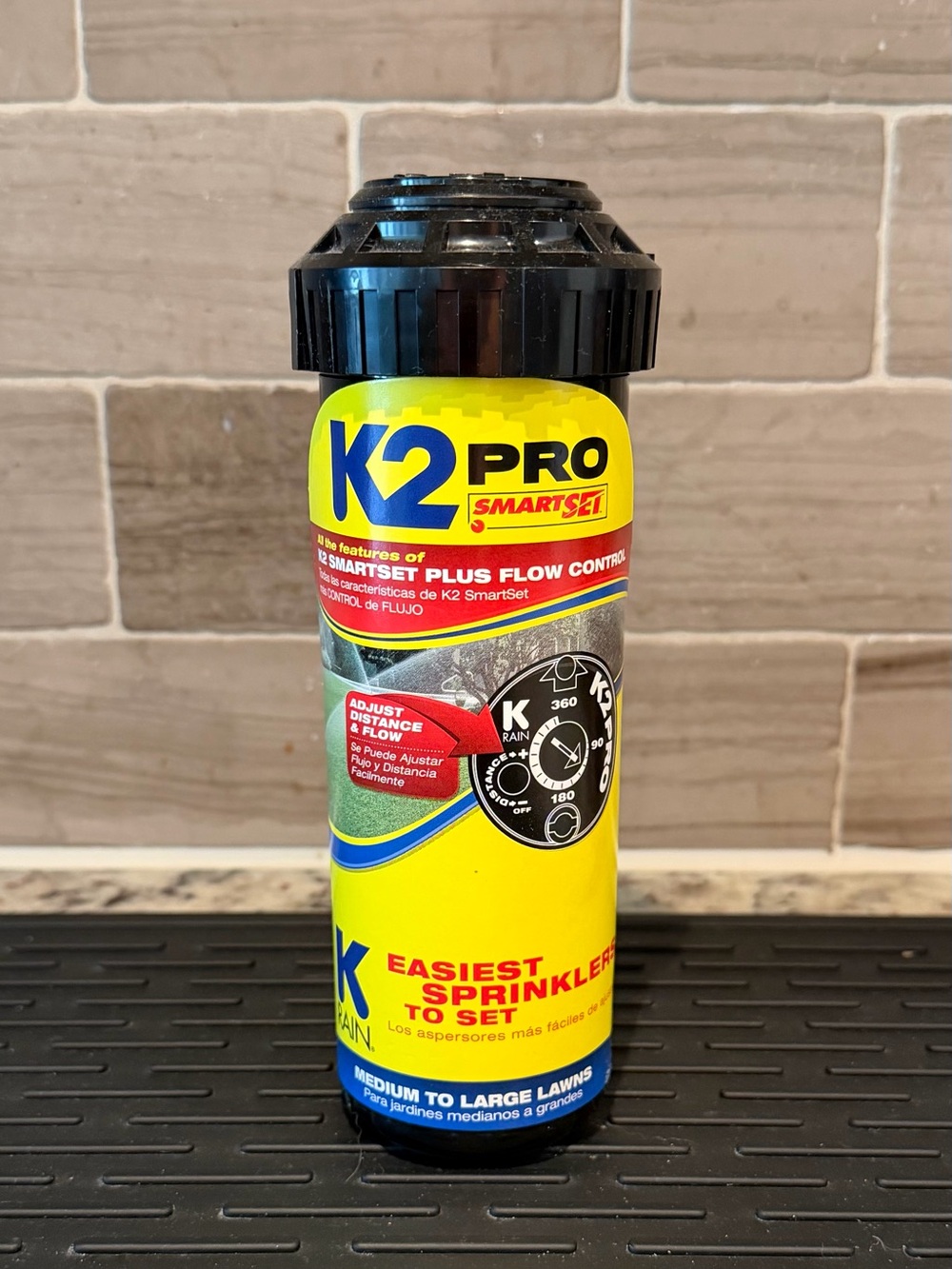 K-Rain K2 Pro SmartSet Gear Drive Sprinkler Head Model 10031 Flow Control